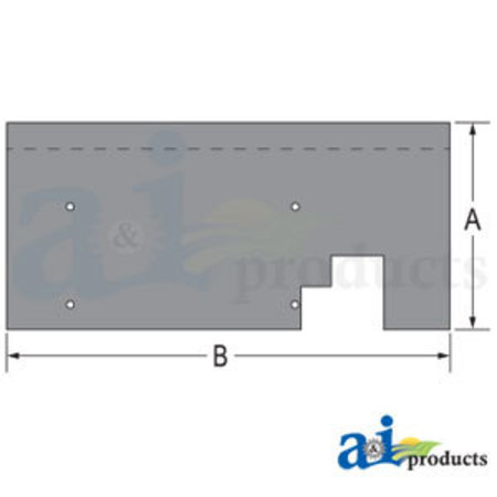 A & I PRODUCTS Floor Mat Pedestal Cover 15" x5" x5" A-CFM370